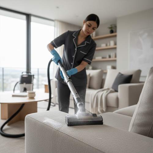 Upholstery cleaning service
